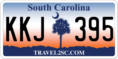 SC license plate KKJ395
