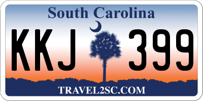 SC license plate KKJ399