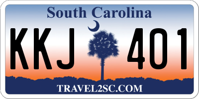 SC license plate KKJ401