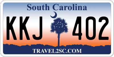 SC license plate KKJ402
