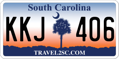 SC license plate KKJ406