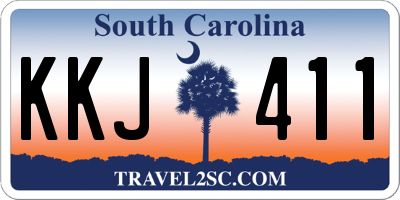 SC license plate KKJ411
