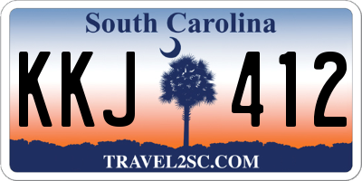 SC license plate KKJ412