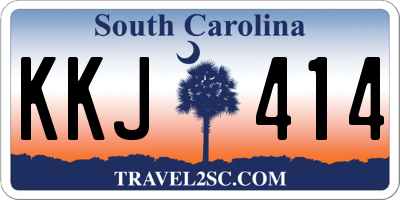 SC license plate KKJ414