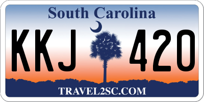 SC license plate KKJ420