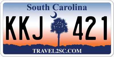 SC license plate KKJ421