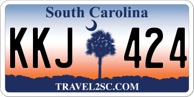 SC license plate KKJ424