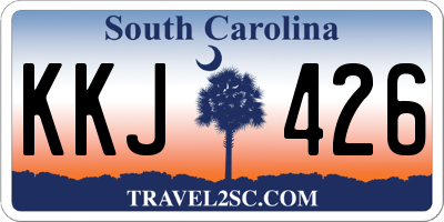 SC license plate KKJ426