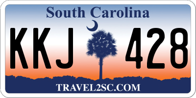 SC license plate KKJ428