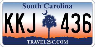 SC license plate KKJ436