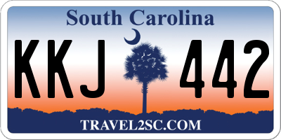 SC license plate KKJ442