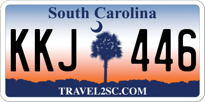 SC license plate KKJ446