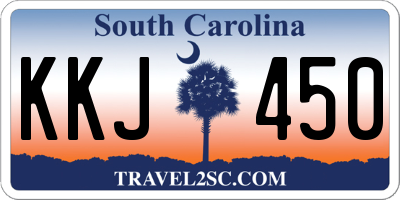 SC license plate KKJ450
