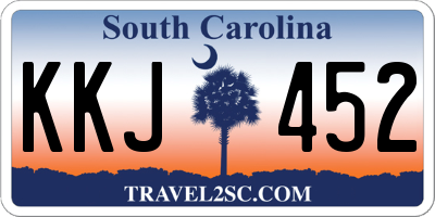 SC license plate KKJ452