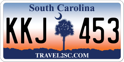 SC license plate KKJ453