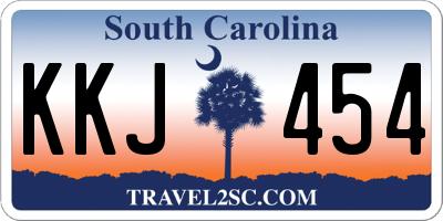 SC license plate KKJ454