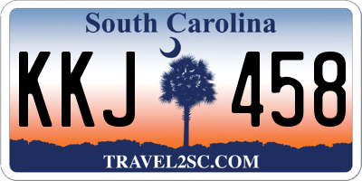 SC license plate KKJ458