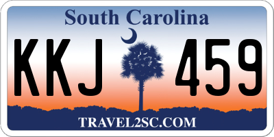 SC license plate KKJ459