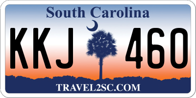 SC license plate KKJ460