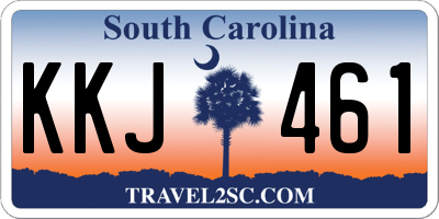 SC license plate KKJ461