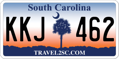 SC license plate KKJ462