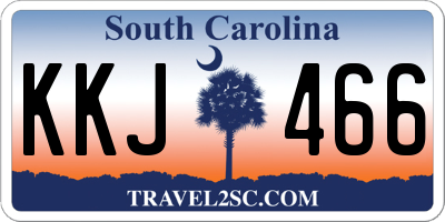 SC license plate KKJ466
