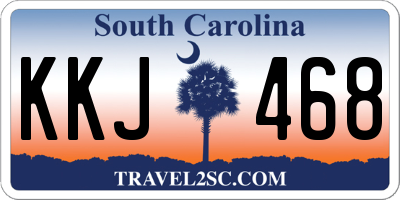 SC license plate KKJ468
