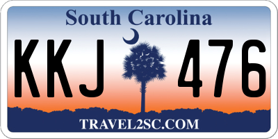 SC license plate KKJ476