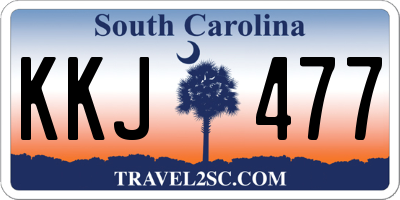 SC license plate KKJ477