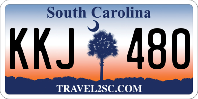 SC license plate KKJ480