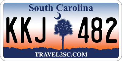 SC license plate KKJ482