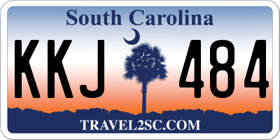 SC license plate KKJ484