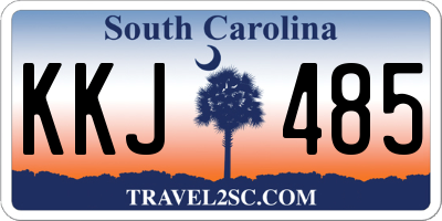 SC license plate KKJ485