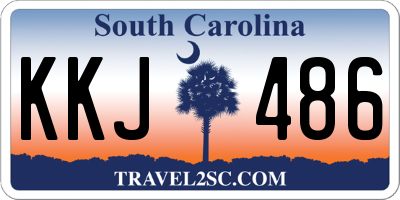 SC license plate KKJ486