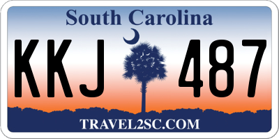 SC license plate KKJ487