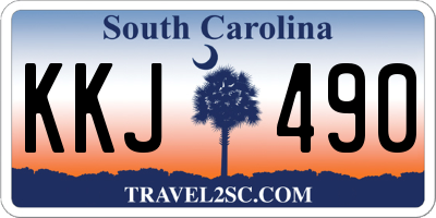 SC license plate KKJ490
