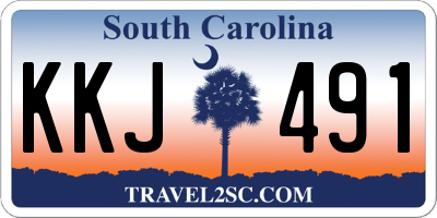 SC license plate KKJ491