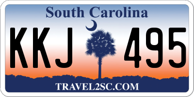 SC license plate KKJ495