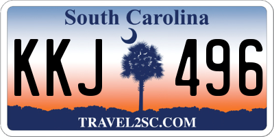 SC license plate KKJ496