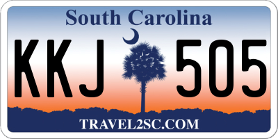 SC license plate KKJ505