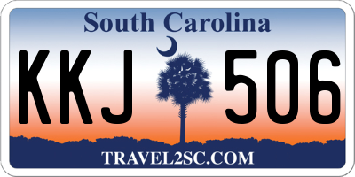 SC license plate KKJ506