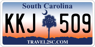 SC license plate KKJ509
