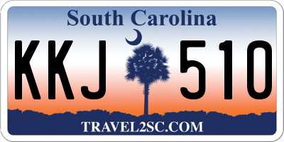 SC license plate KKJ510