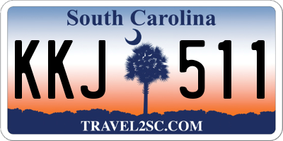 SC license plate KKJ511