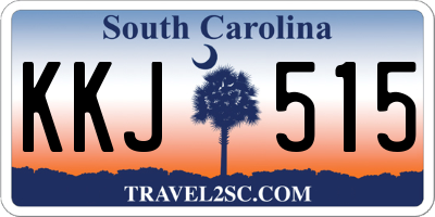 SC license plate KKJ515