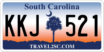 SC license plate KKJ521