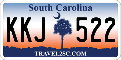 SC license plate KKJ522