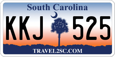 SC license plate KKJ525