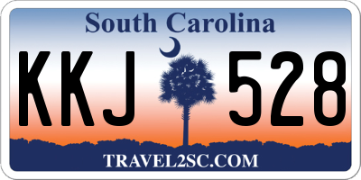 SC license plate KKJ528