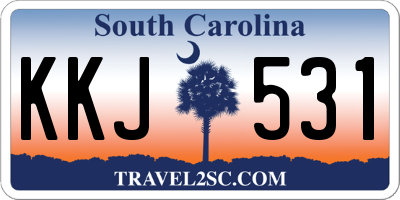 SC license plate KKJ531